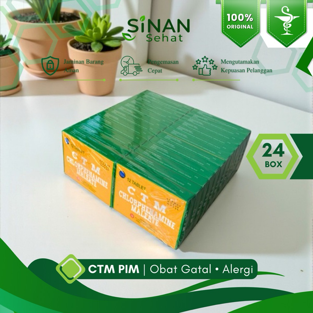 Jual CTM PIM 4mg Per Box isi 24 Strip | CTM Pim Obat Gatal Alergi ...