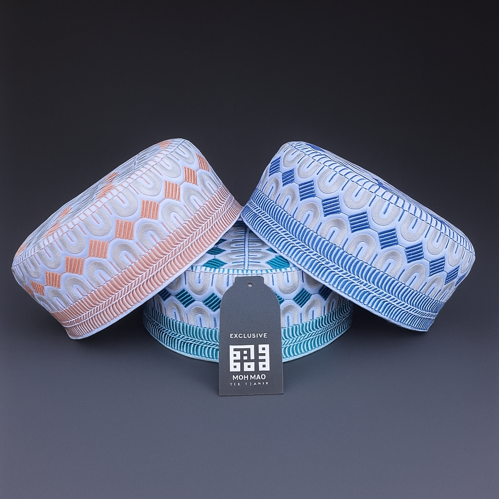 PECI SONGKOK OVAL BORDIR BY MUH HAQ