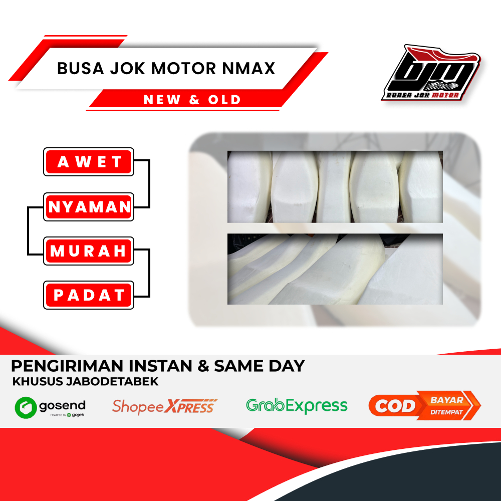 Jual Busa jok motor NMAX NEW DAN OLD I Untuk semua tipe Nmax I Busa ...
