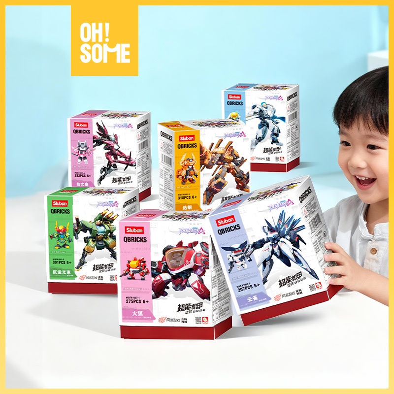 Jual OHSOME SLUBAN Mainan Block Figure Mobile Urban Alpha 275pcs ...