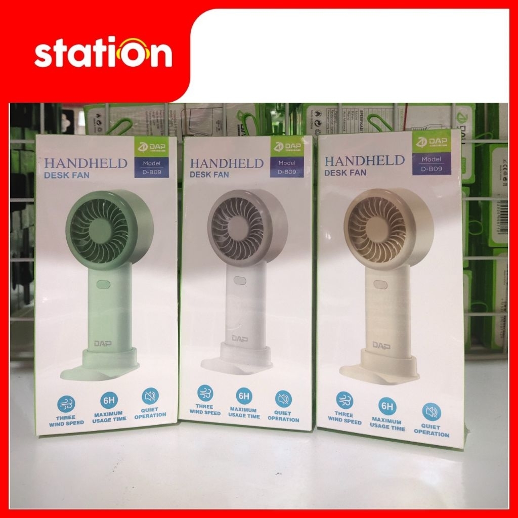 Jual DAP D-B09 Handheld Desk Fan Kipas genggam Mini Elegant | Shopee ...