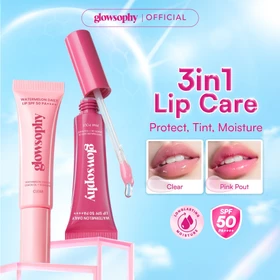 Glowsophy Watermelon Daily Lip SPF 50 PA Melindungi Dari Sinar UVB Dan UVA Menjaga Bibir Tetap