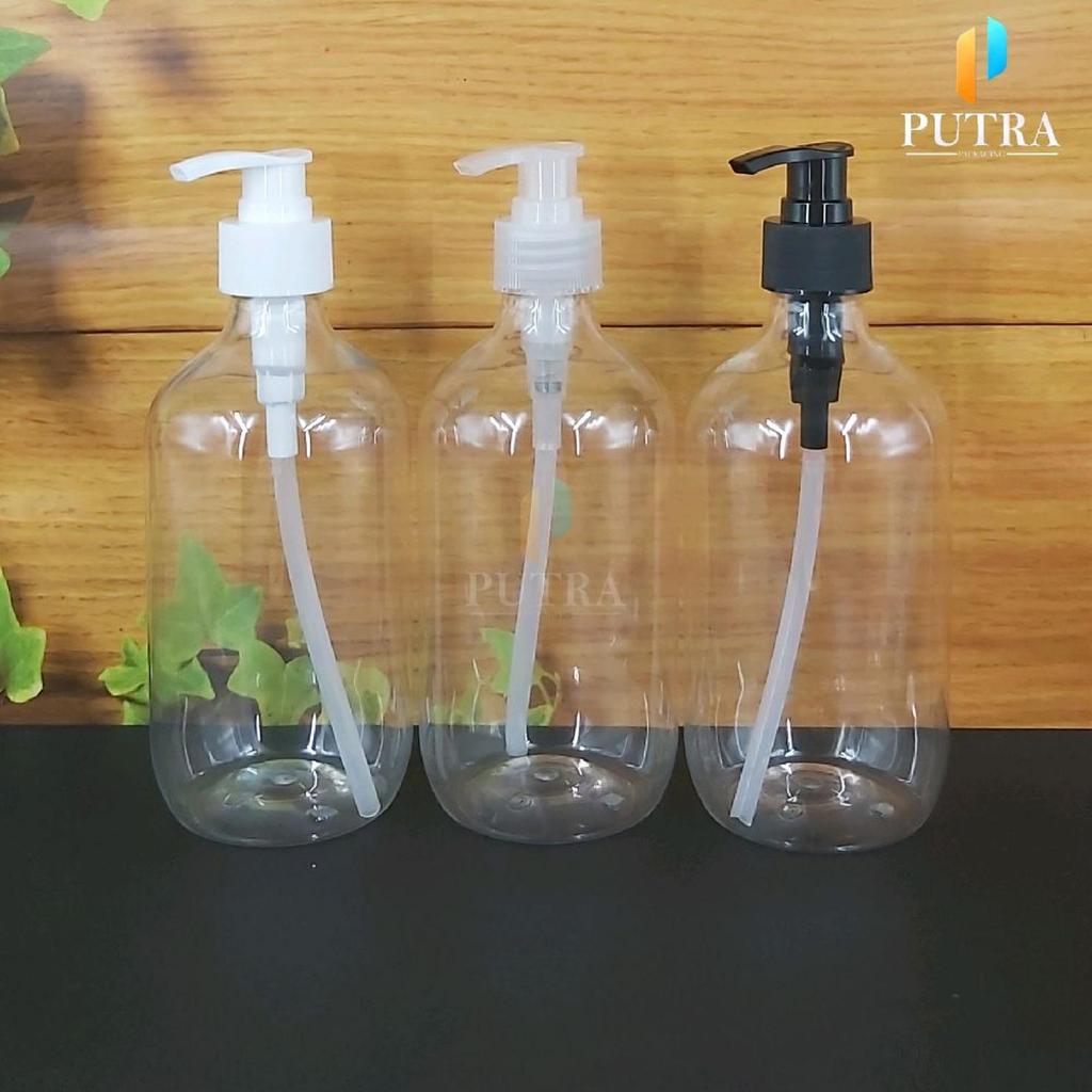 Jual BOTOL LOTION PUMP 500 ML MADA / BOTOL PLASTIK PET CLEAR 500ML ...