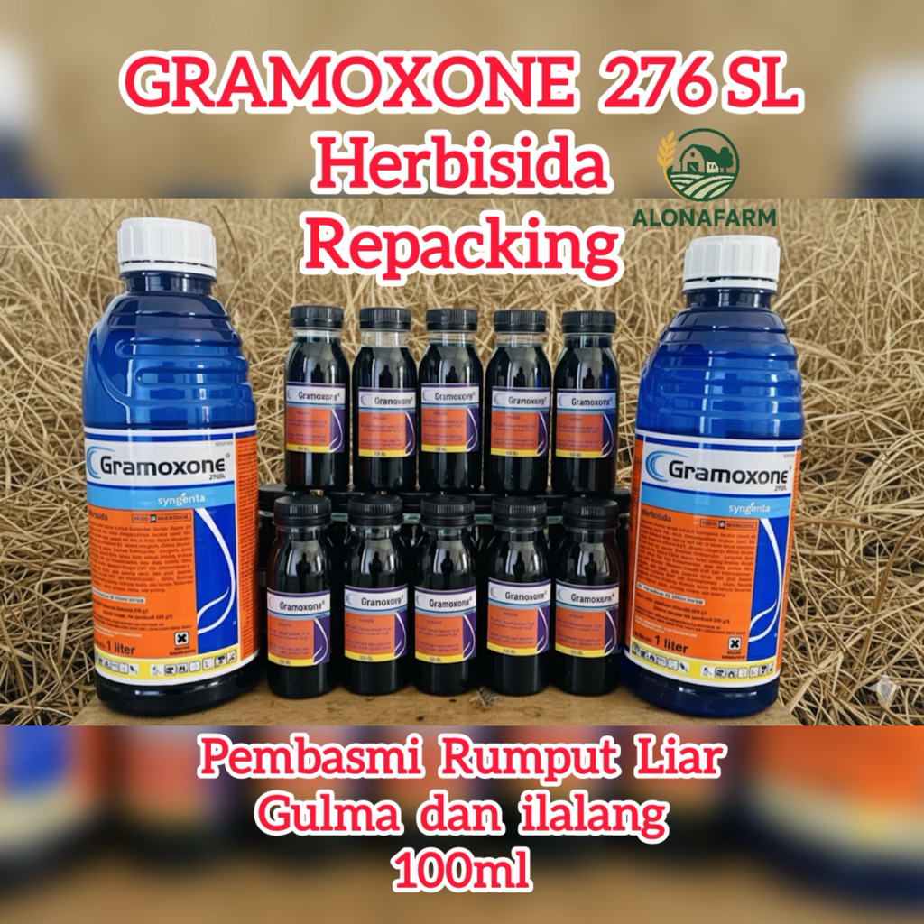 Jual Racun Rumput Gramoxone Repack 100ml. Obat Rumput Repack 100ml ...