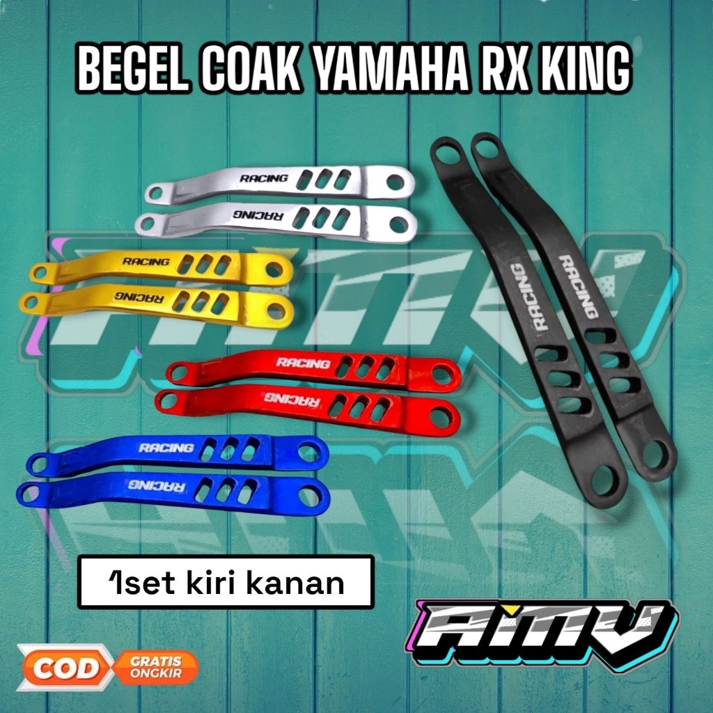 Jual BEHEL SAMPING MOTOR YAMAHA RX KING SATU SET MOTIF COAK BAHAN ...
