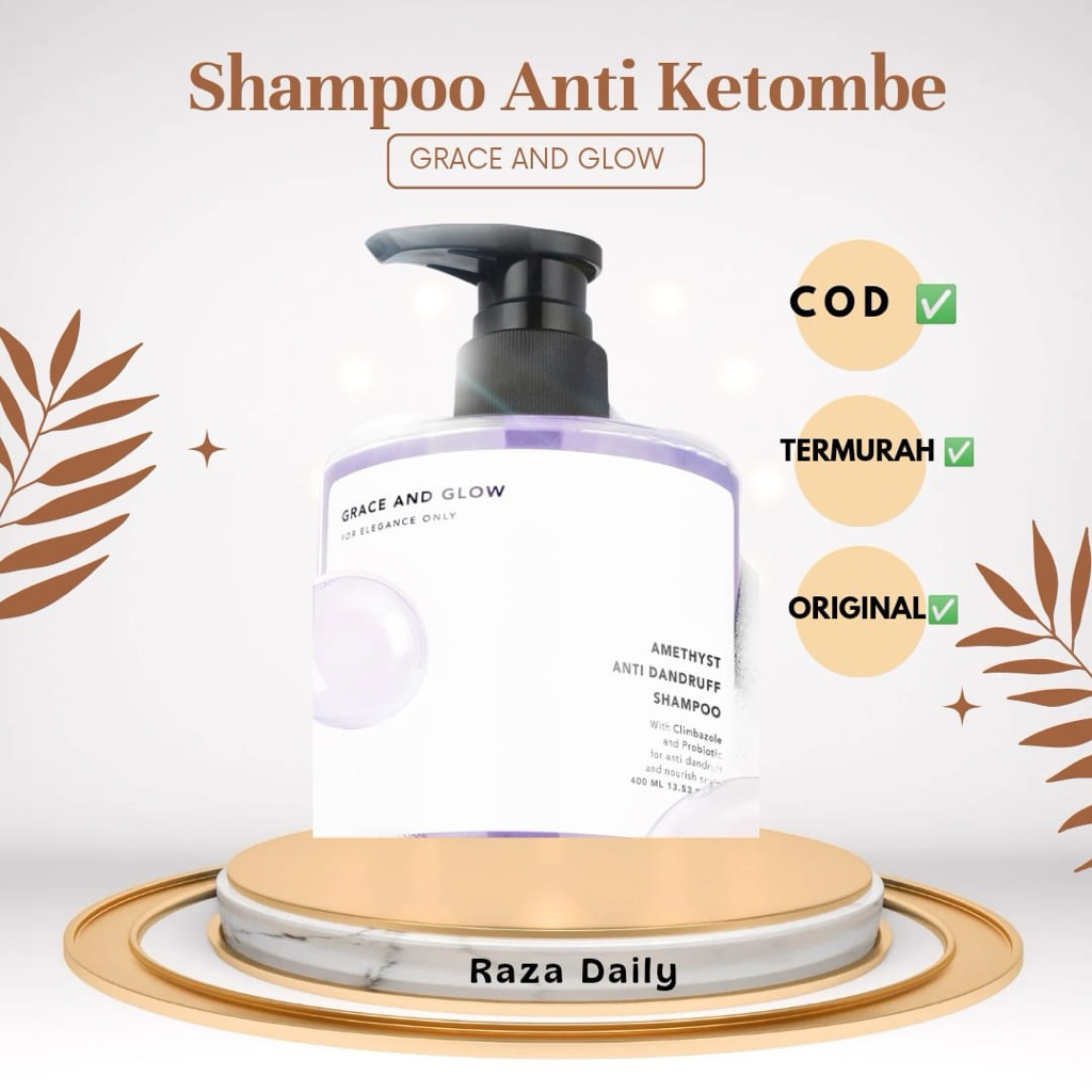 Jual [Termurah] Shampoo Anti Dandruff Grace And Glow | Shampoo Anti