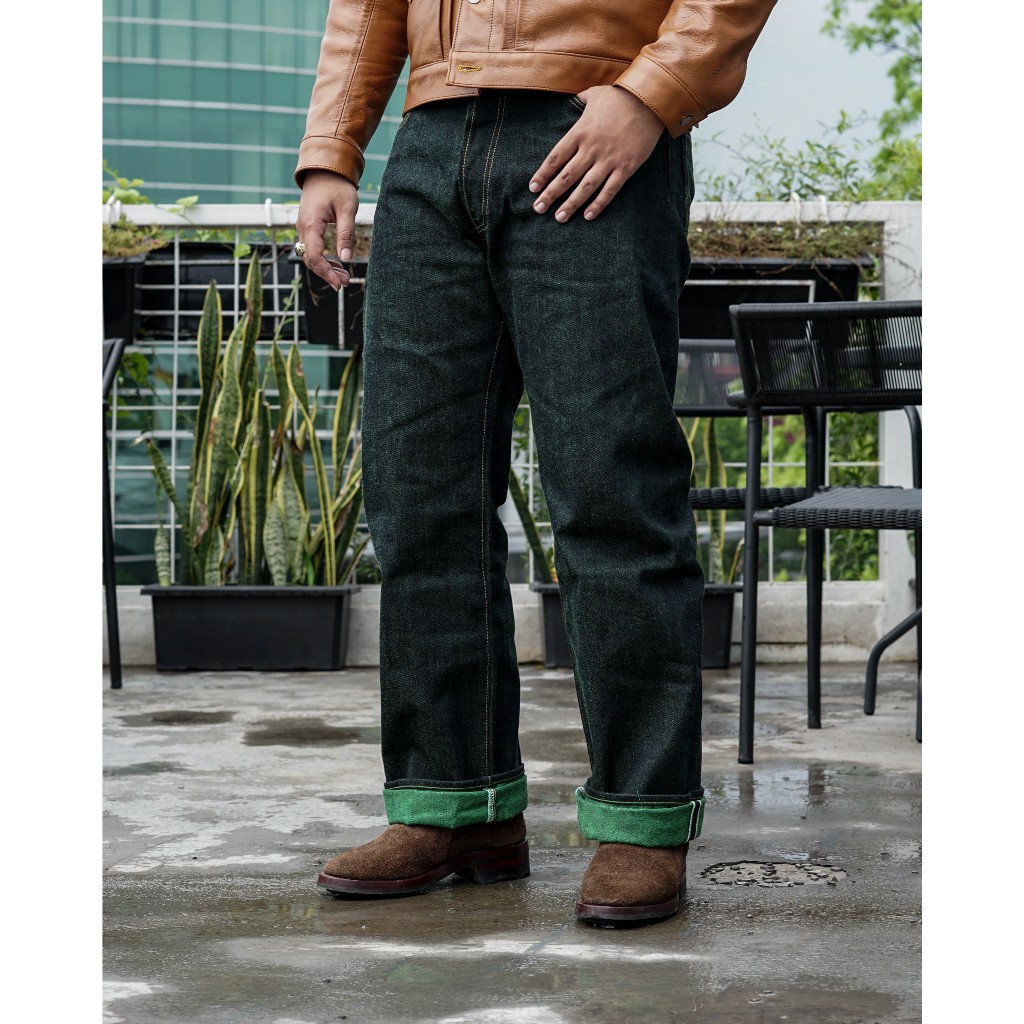 Jual Mihane Jeans - Celana Jeans Pria - Triumph Jade 14oz Loomstate ...