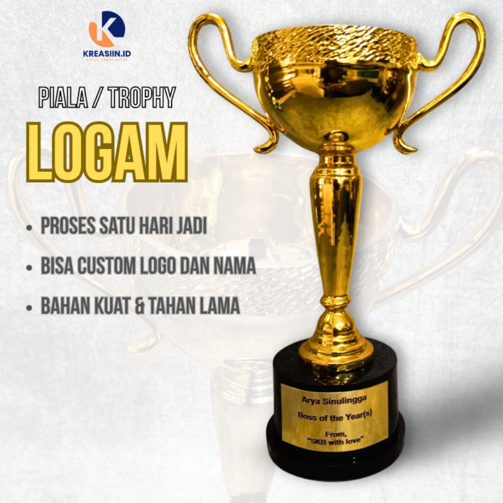 Jual Trophy Logam Model Cawan Custom – Piala Logam untuk Lomba ...