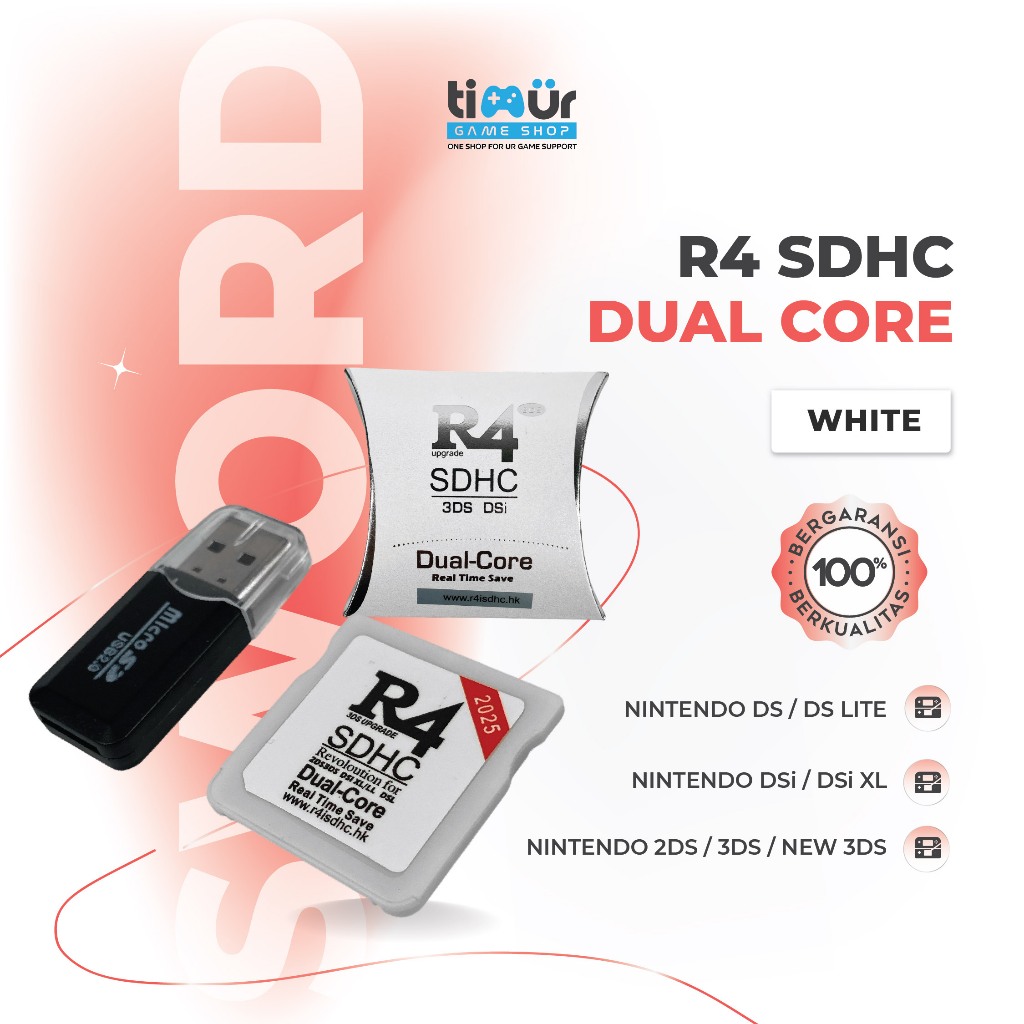 Jual R4i Dual Core R4 SDHC Nintendo DSL DS Lite DSi DSi XL New 3DS XL ...