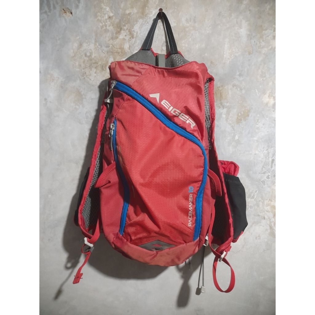 Jual Hydropack original eiger pacemaker 10 warna merah 10L second ...