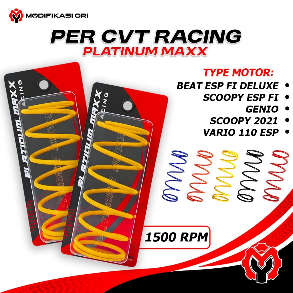 Jual PER CVT BEAT 1500 RPM Racing Per CVT Racing Genio Beat Fi Racing ...