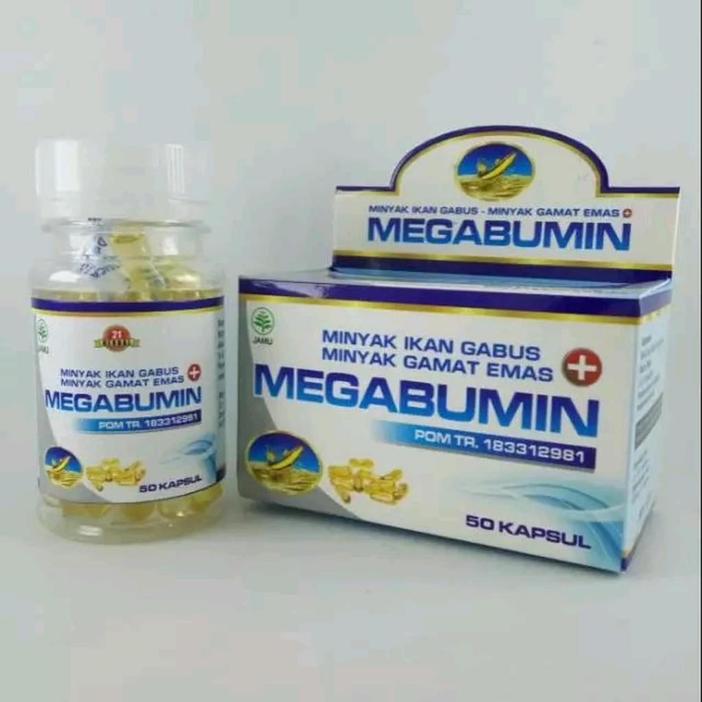 Jual Megabumin Kapsul Minyak Ikan Gabus Gamat 50x Mempercepat ...