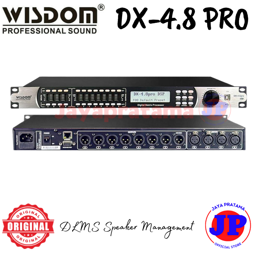 Jual DLMS Wisdom DX-4.8Pro DLMS Speaker Management Wisdom DX4.8Pro ...