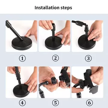 Tripod Broadcasting Stand Holder Putar 360° Kode 67 Phone Holder Lipat Portable T