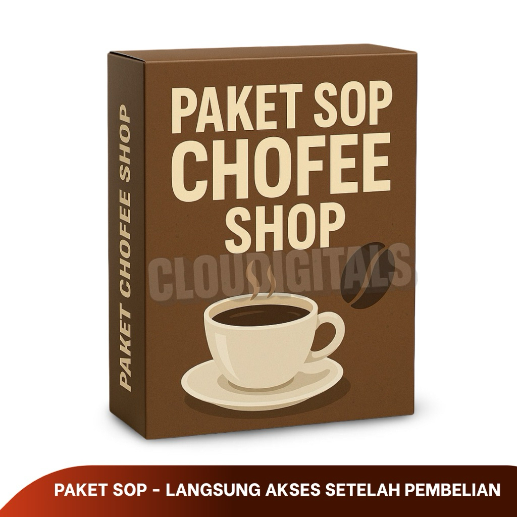 Jual PAKET SOP COFFEE SHOP + BONUS Resep Kopi & Modul Barista: Prosedur ...