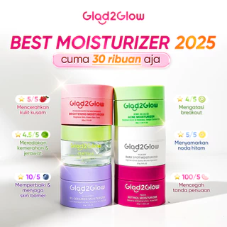 Glad2Glow Brightening Moisturizer Niacinamide Pomegranate