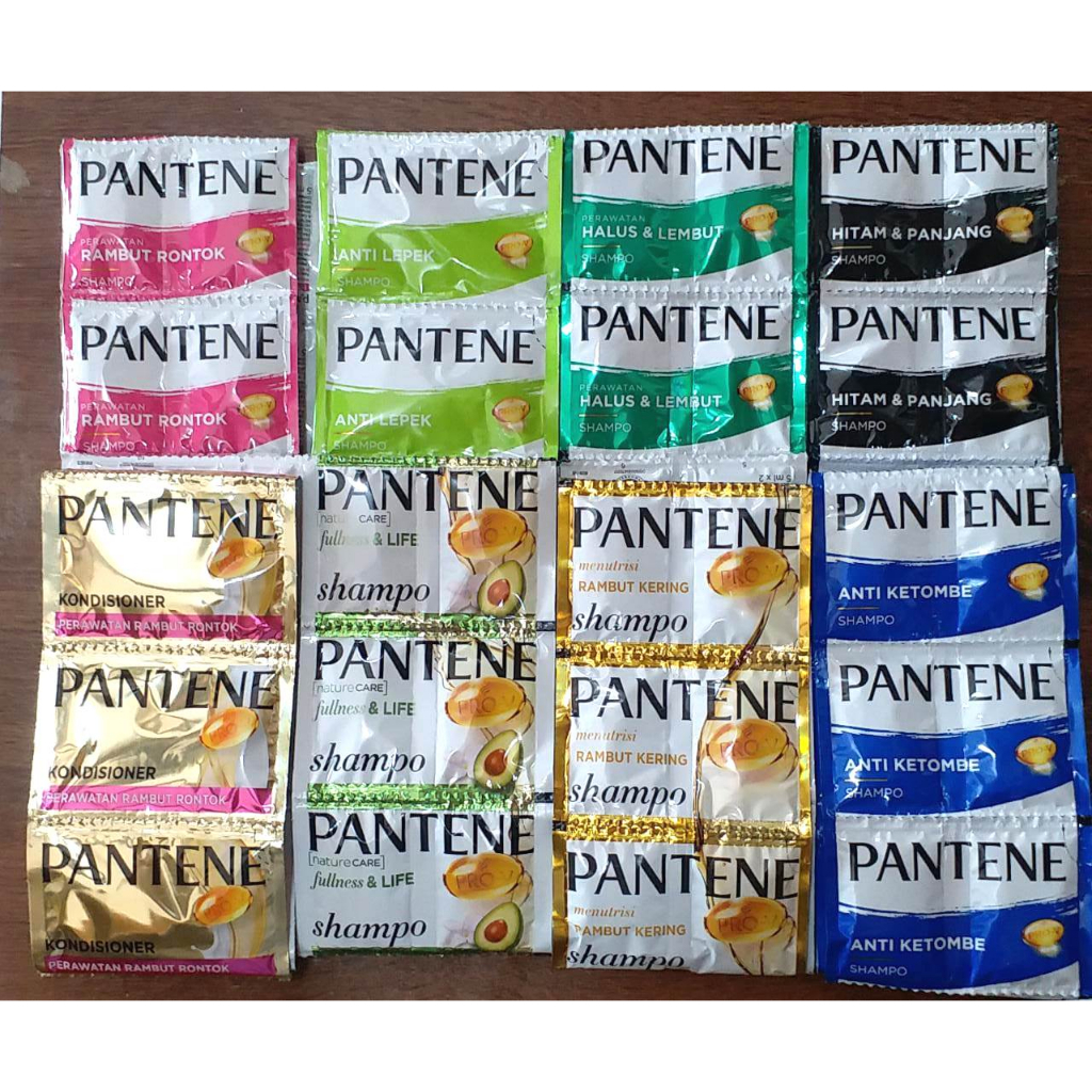 Jual PAKET HEMAT 2 RENCENG SHAMPOO PANTENE Sachet / Pantene Renceng ...