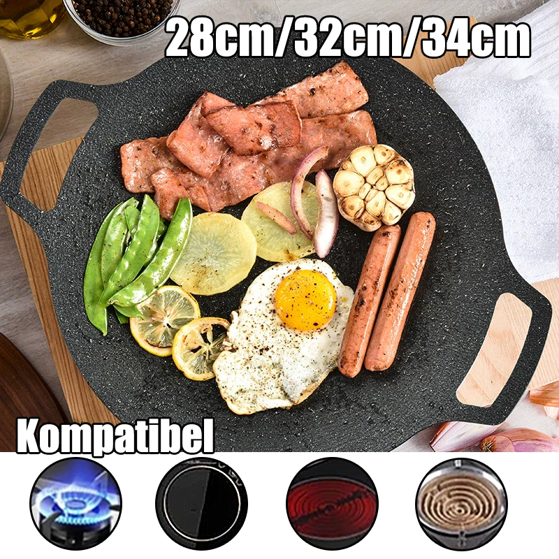 Wajan Panggangan Anti Lengket Multifungsi 28-34cm