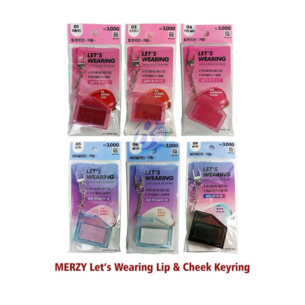 Jual MERZY Let’s Wearing Lip & Cheek Keyring 2.2gr | Shopee Indonesia
