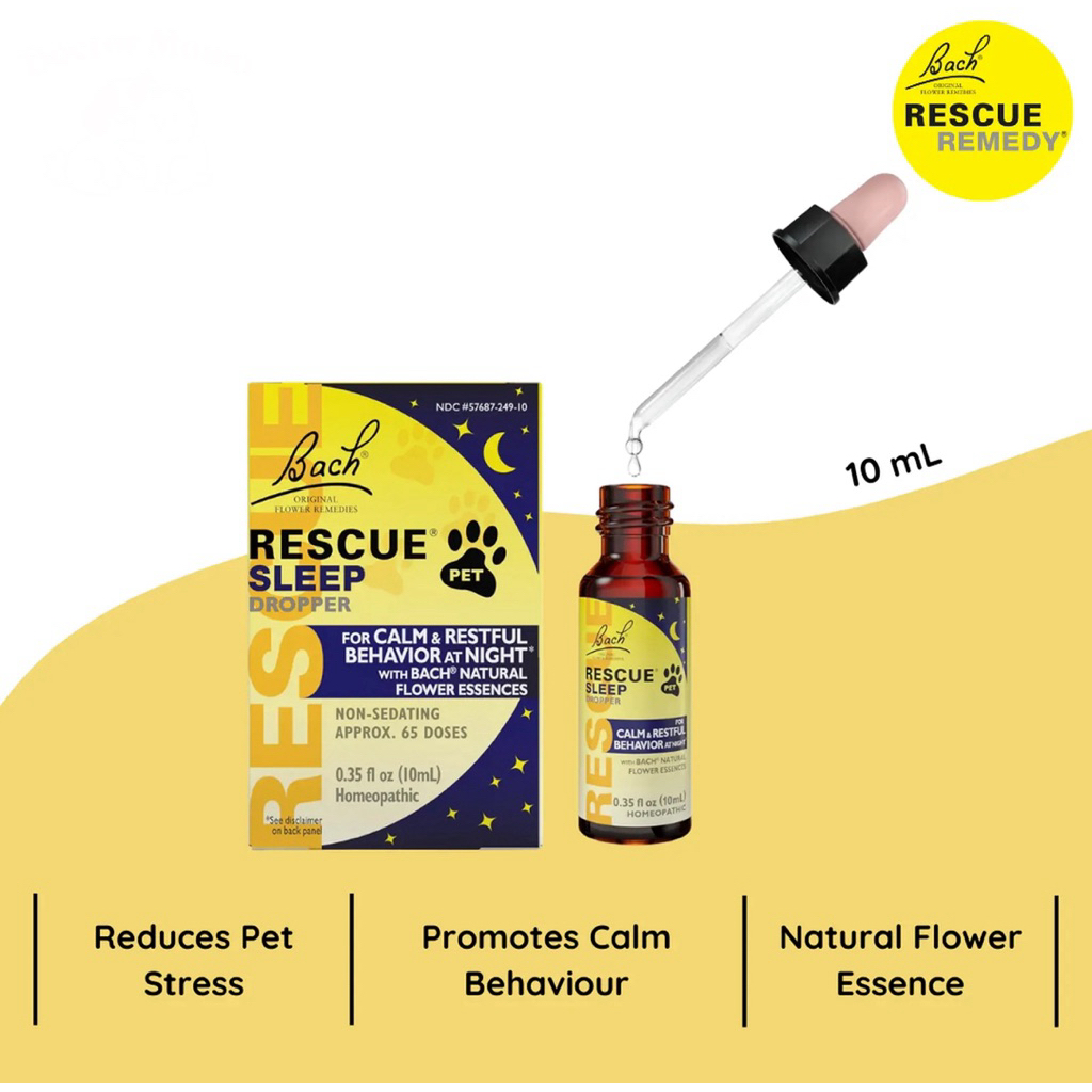 Jual Bach Rescue Sleep Dropper Remedy - Pet Sleep Aid For Dogs & Cat ...