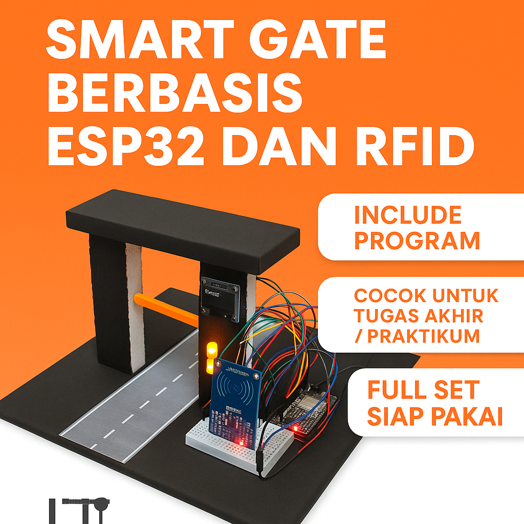 Jual Mini Project IoT: Smart Gate Berbasis ESP32 dan RFID (Cocok Untuk ...