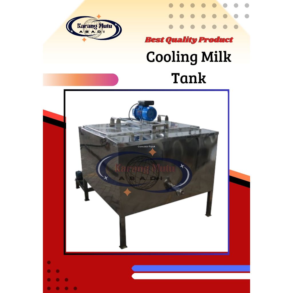 Jual Cooling Milk Tank - Tangki Pendingin Susu Perah Stainless Steel ...