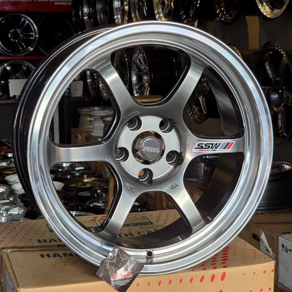 Jual velg mobil ring 18 pcd 5x100 advan ssw original Thailand velg ...