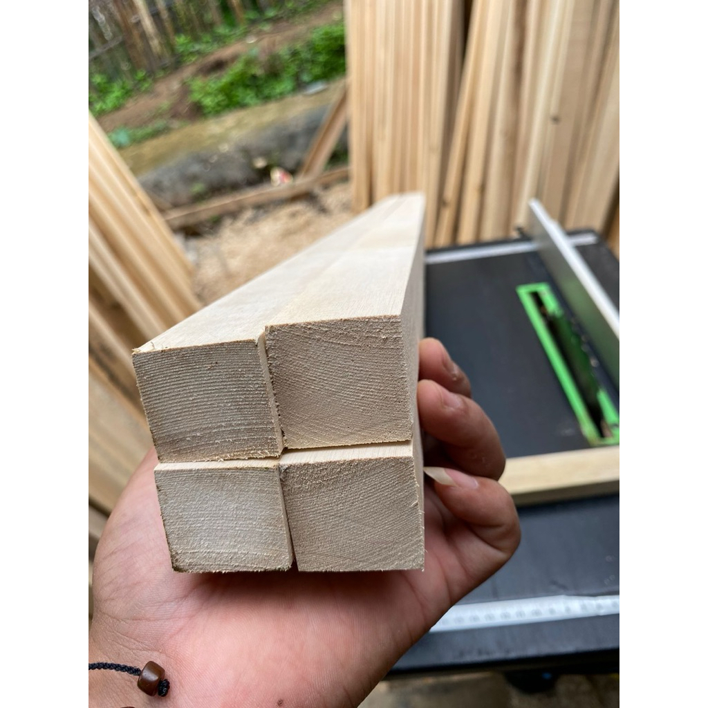 Jual Kayu Kaso Reng 3X3 paket 10 batang Panjang 200cm Sudah diserut ...