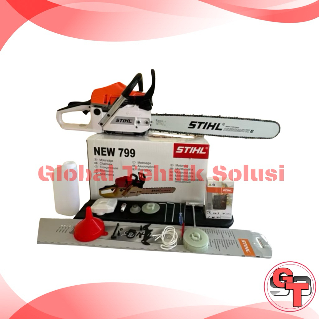 Jual Mesin Chainsaw STIHL NEW 799 Bar 24 Inch dan Rantai Komplit ...