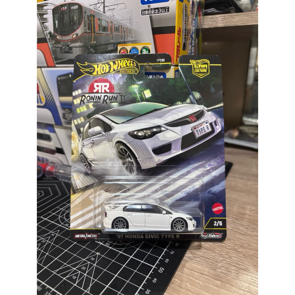 Hot Wheels 07 Honda Civic Type R – Ronin Run 2 – Scala 1/64 – Modello FPY86-961 M - Foto 4