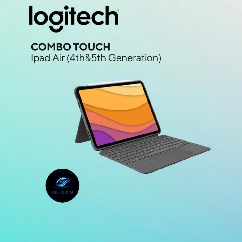 Jual Logitech Combo Touch Keyboard Case Backlit with Trackpad for iPad ...