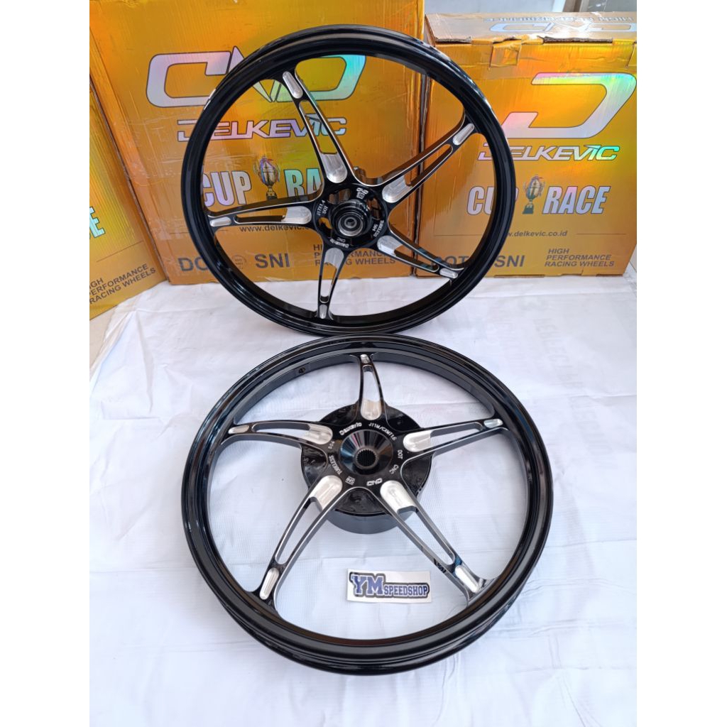 Jual VELG CNC DELKEVIC K SPEED BINTANG LAUT RING 17 PNP BEAT KARBU BEAT ...