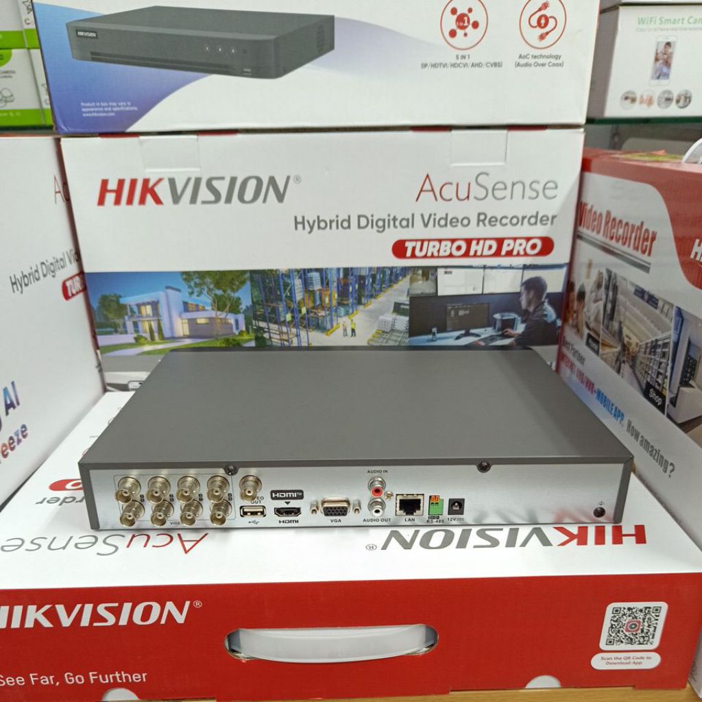 Jual DVR HIKVISION 8 CHANNEL 3K 5MP ACUSENSE AUDIO SERIES GARANSI RESMI ...