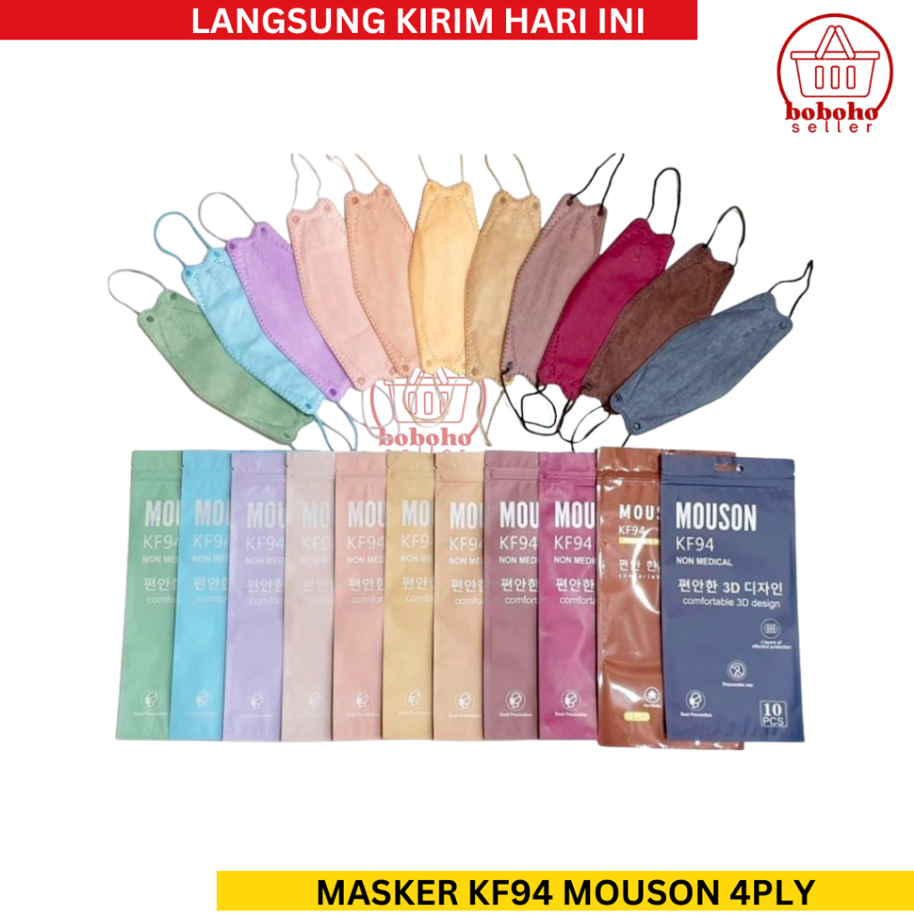 Jual BOBOHO Masker KF94 Wemask 4ply Wemaze Premium 1pack isi 10pcs ...