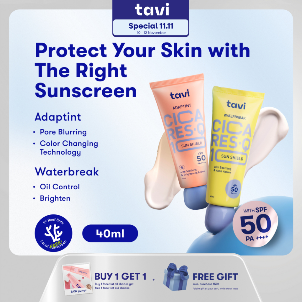 Jual [SPECIAL 11.11] TAVI CICA RES-Q10 AdapTint Sun Shield 40 ml / TAVI ...