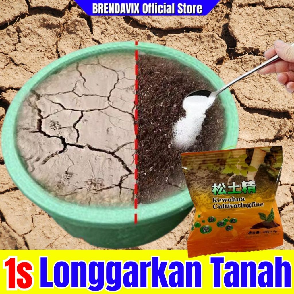 Penyubur Tanah Subur Power Soil Penggembur Tanah Keras Media Tanam Asam Humat Hasil Cepat Tanaman Subur Sehat