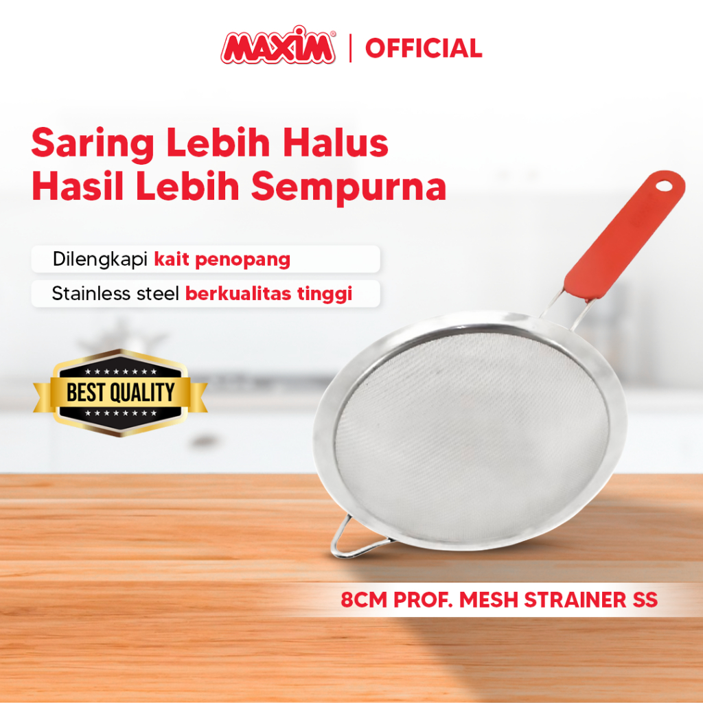 Jual Maxim Tools Professional Mesh Strainer 8cm - Saringan Stainless ...