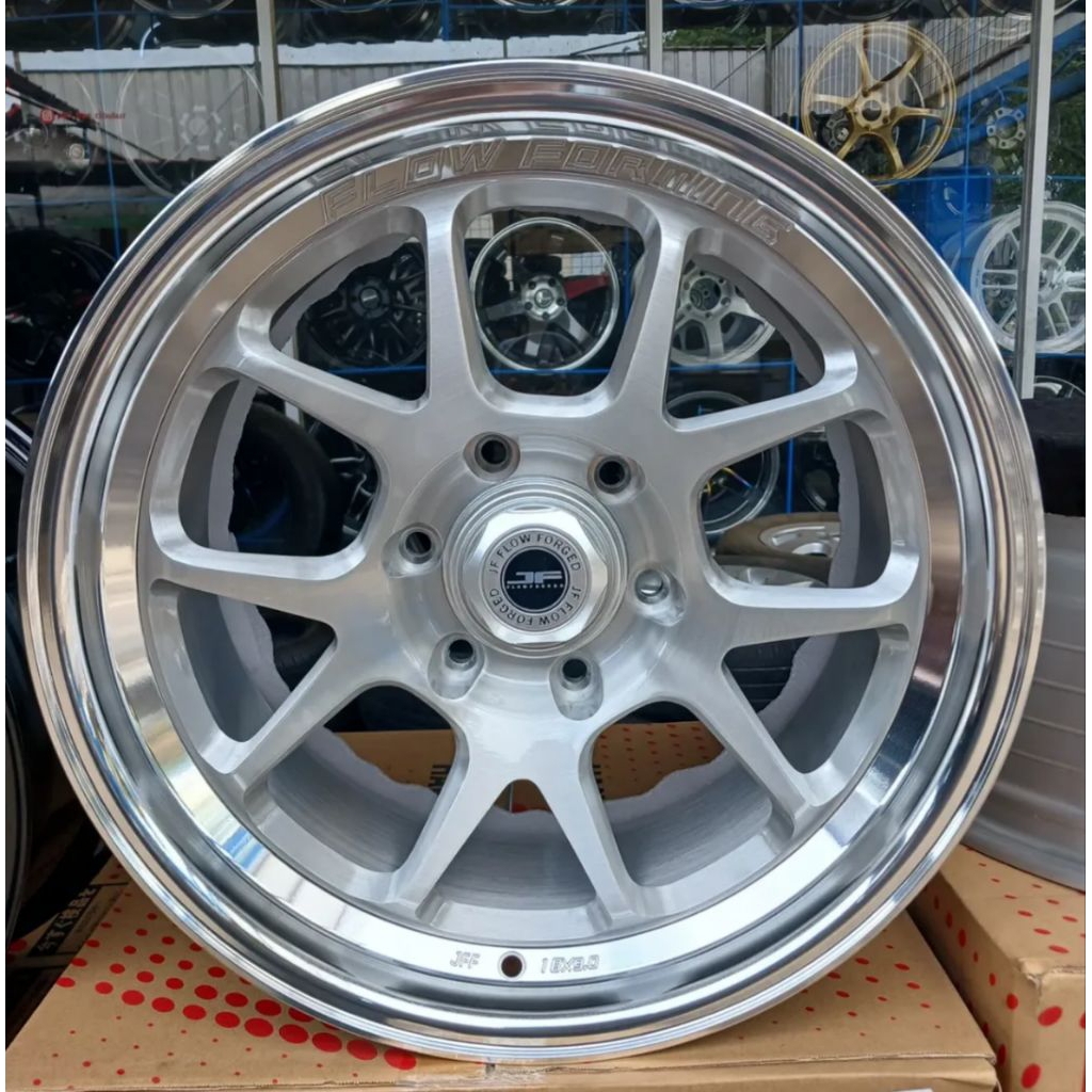 Jual velg venom 6 flow forming r18 lebar 9 velg mobil ring 18 pajero ...