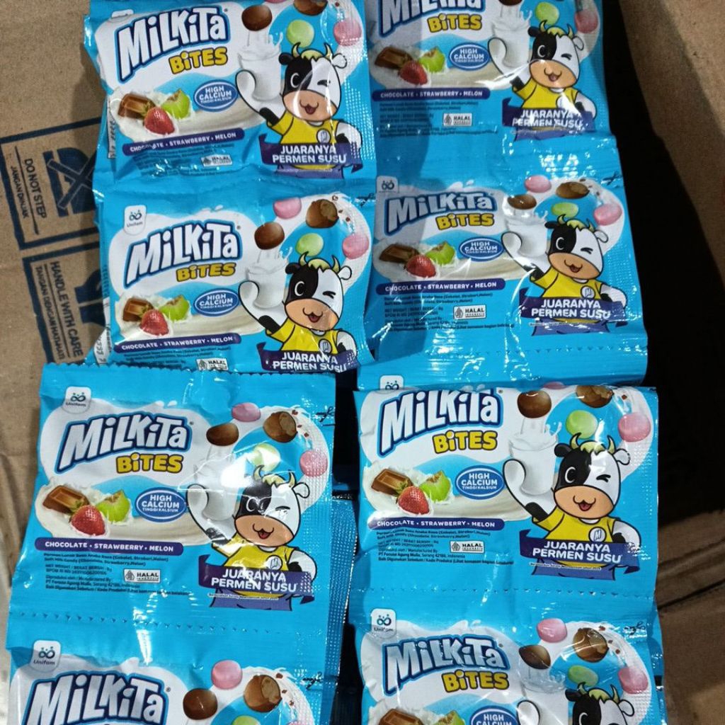 Jual permen milkita bites 1 renteng isi 10 pcs | Shopee Indonesia