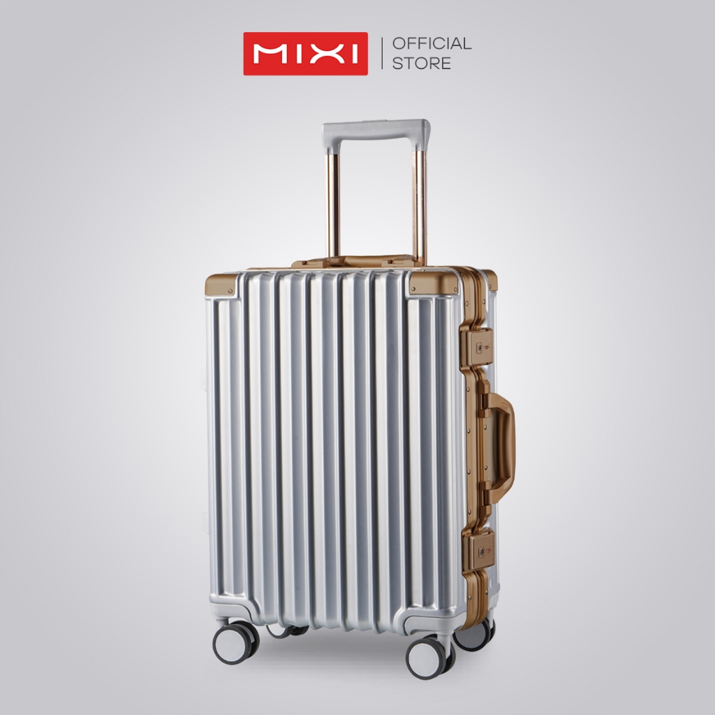 Jual Mixi Koper Kabin & Bagasi List Dark Titanium Size 20-28 Inch ...