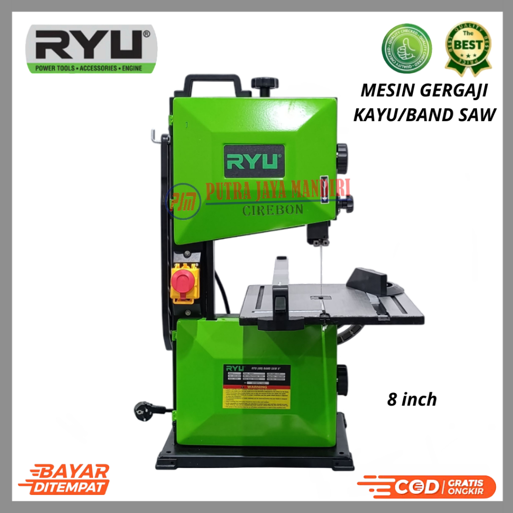 Jual Ryu Mesin Gergaji Kayu Ukir Besar Triple Band Saw 8 Inch Ukir ...