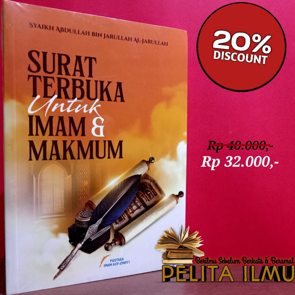 Jual Buku Surat Terbuka Untuk Imam Dan Makmum - Terjemah Kitab Risalah ...
