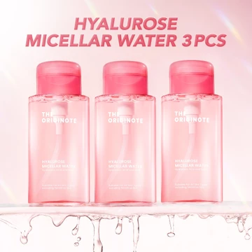 FREE GIFT The Originote Micellar Water Hyalurose 300ml Pembersih Wajah Cleansing Water Makeup