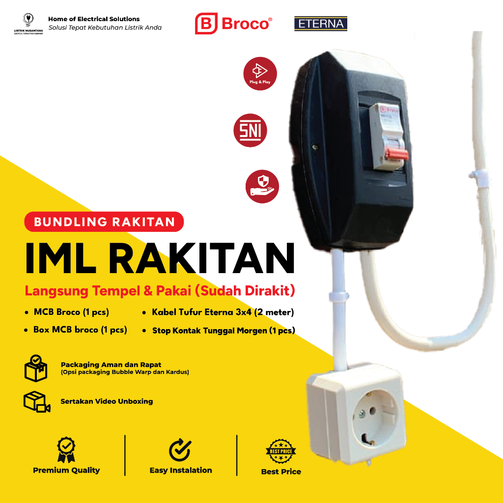 Jual Paket IML sederhana Rakitan Rakit Siap Pakai syarat Pasang Baru ...