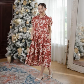 Beatrice Clothing Giselle Dress Pakaian Wanita Dress Wanita