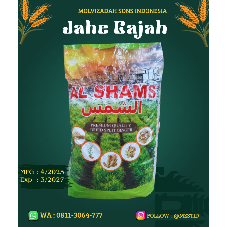 Jual Jahe Gajah Rajang Kering Premium 22,5kg | Shopee Indonesia