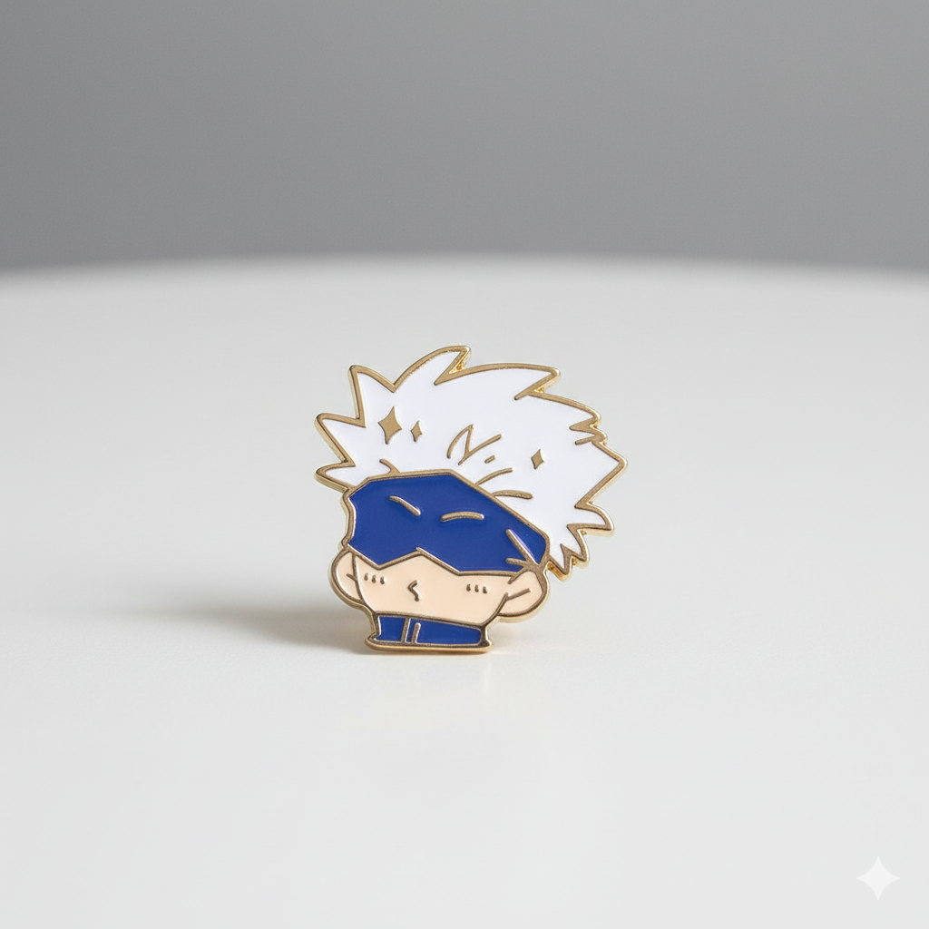 Jual Pin Enamel Gojo Satoru Chibi Jujutsu Kaisen JJK Pin Anime ...