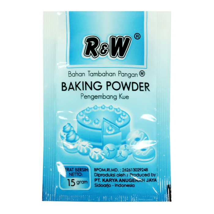 Jual Anugrah Plastik R&W Baking Powder 15gr | Baking Powder Rajawali ...
