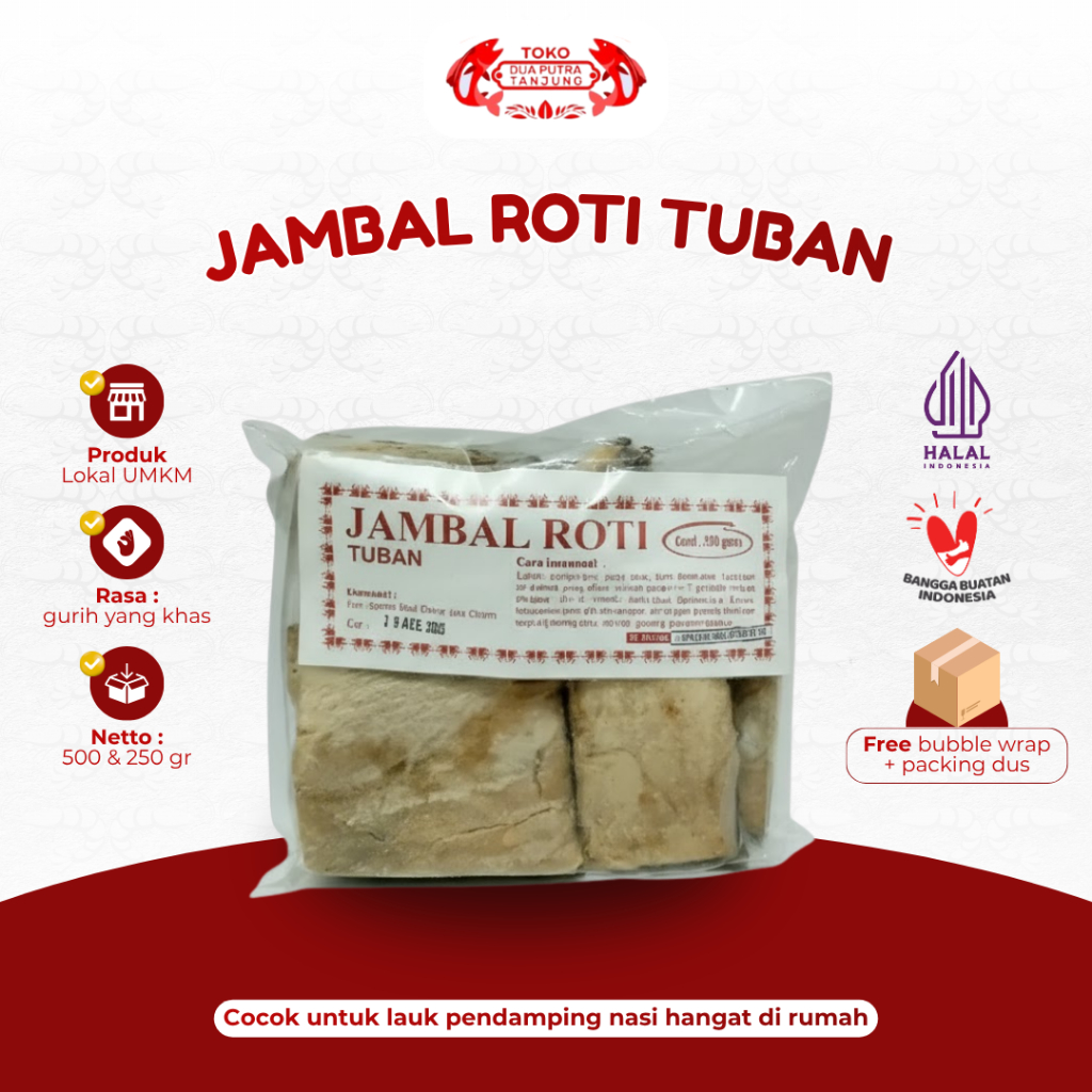 Jual Dua Putra Tanjung Snack Ikan Asin Jambal Roti Tuban Toha Cemilan ...
