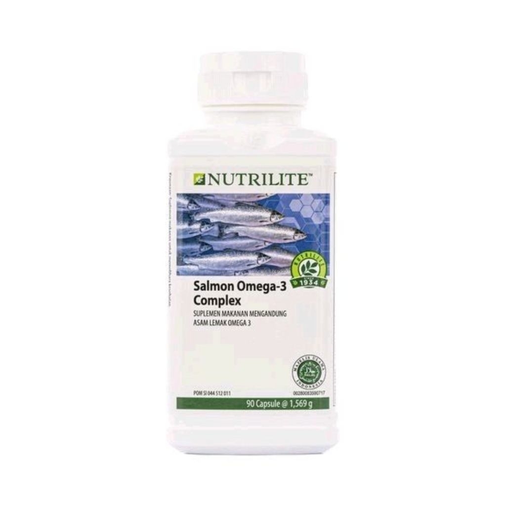 Jual Nutrilite Suplemen Otak Salmon Omega 3 Complex 90 Kapsul 1 569g ...